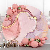 Rosa Lila Abstrakt Kunst Themenorientiert Geburtstag Runden Hintergrund